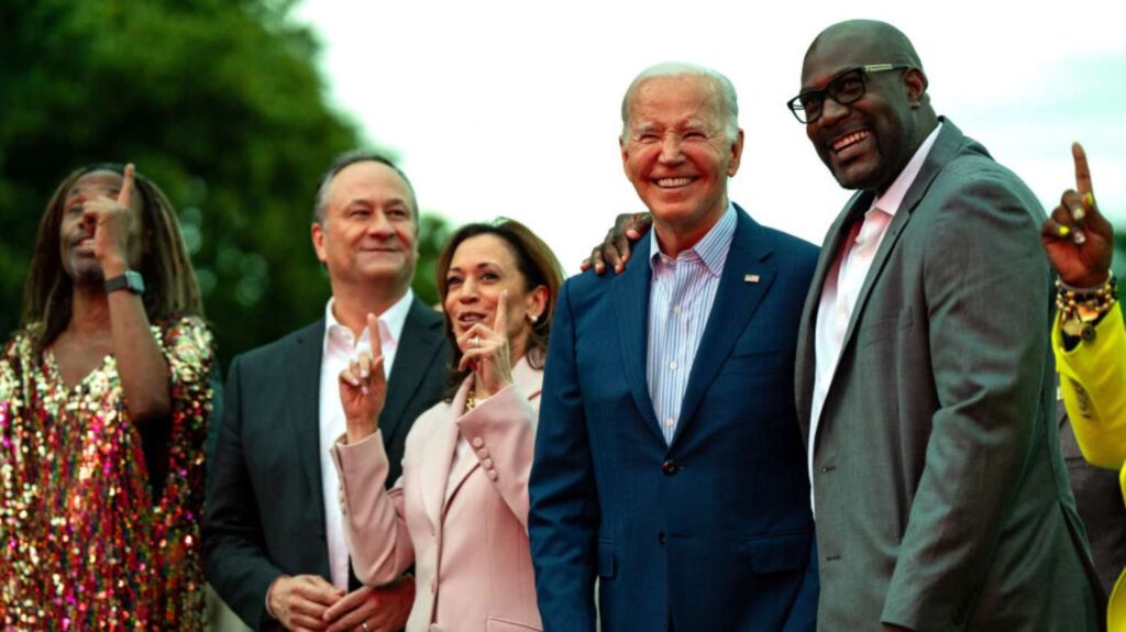 Joe Biden With George Floyd's Brother