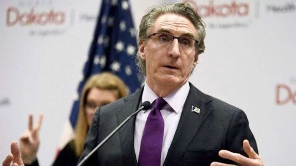 Republican North Dakota Governor Doug Burgum