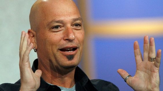 Howie Mandel captured during an interview 