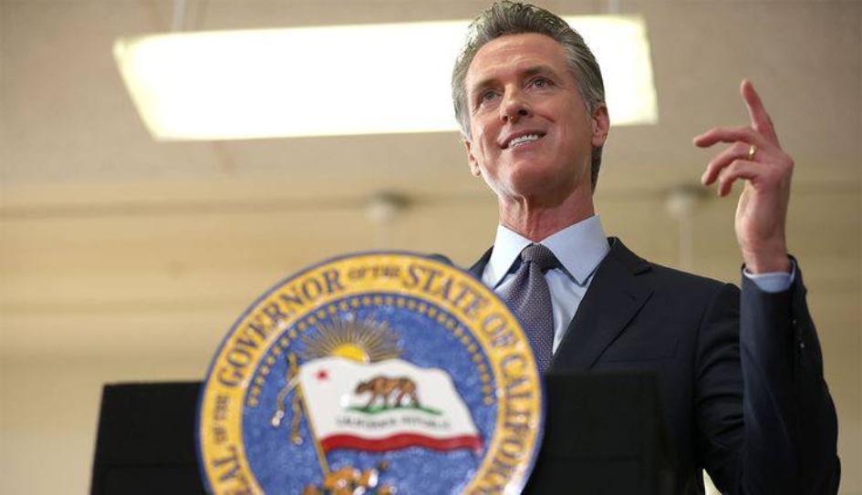 A picture of Gov. Newsom