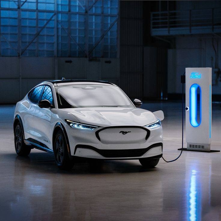 A picture of an electric vehicle