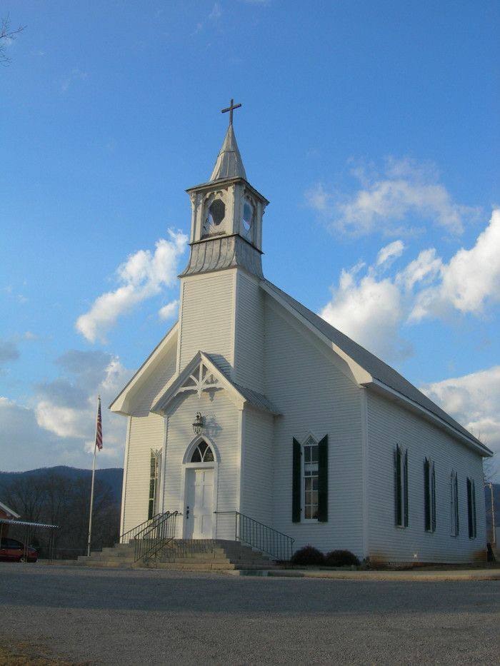 A picture of a church