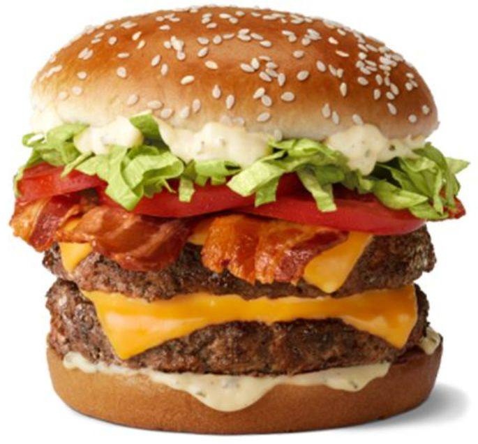 A picture representation of Smoky BLT Quarter Pounder With Cheese.