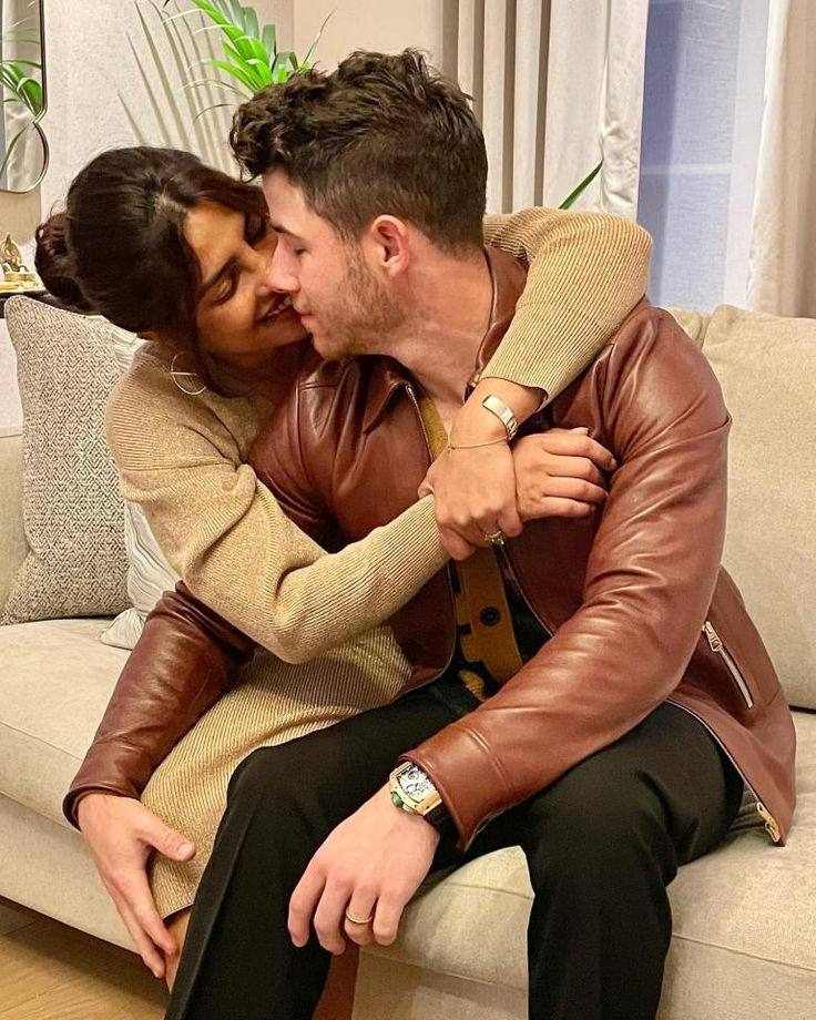 A picture of Nick Jonas and Priyanka Chopra  