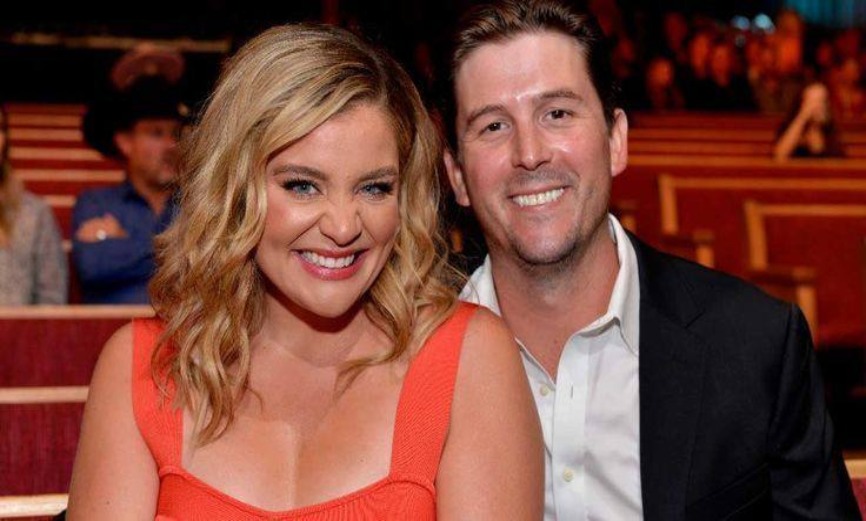 A picture of Lauren Alaina and her husband