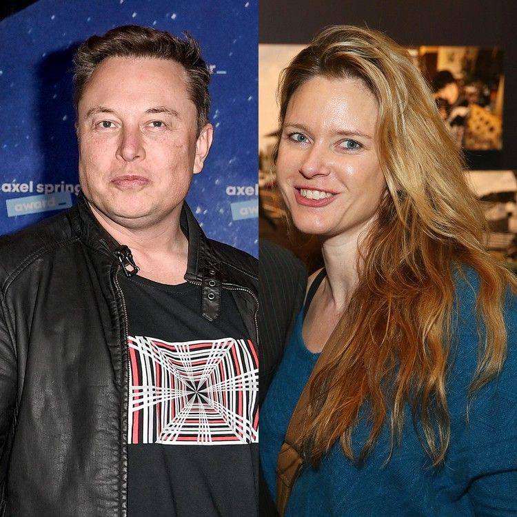 A picture of Elon Musk and Justine Musk