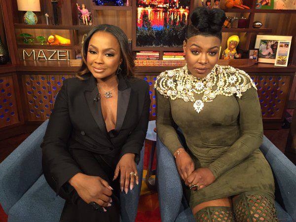 A picture of Phaedra Parks and Kenya Moore