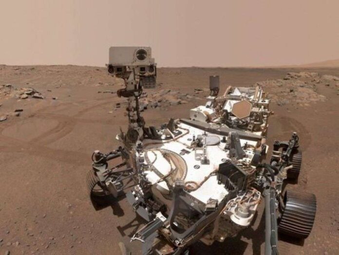 NASA’s Perseverance rover. on Mars