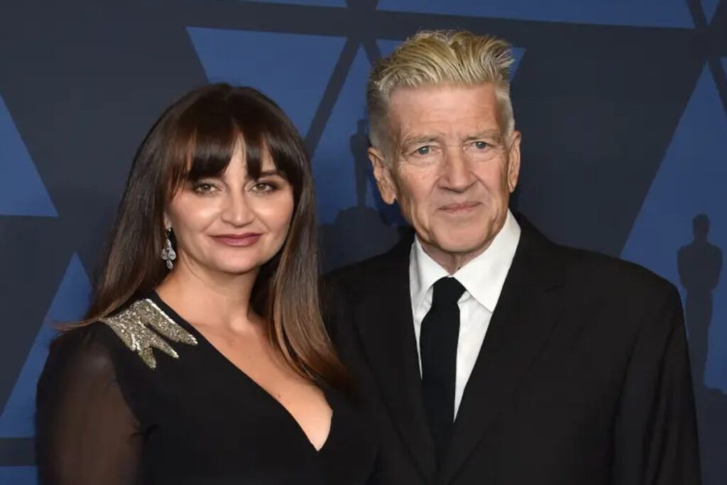 A picture of David Lynch and Emily Stofle