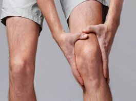 A picture showing knee arthritis