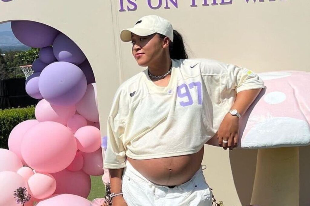 A picture of Naomi Osaka while she was pregnant