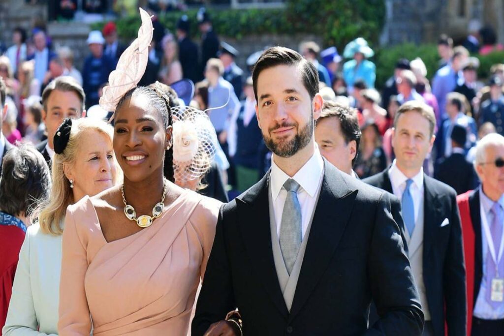 A picture of Serena Williams and Alexis Ohanian 