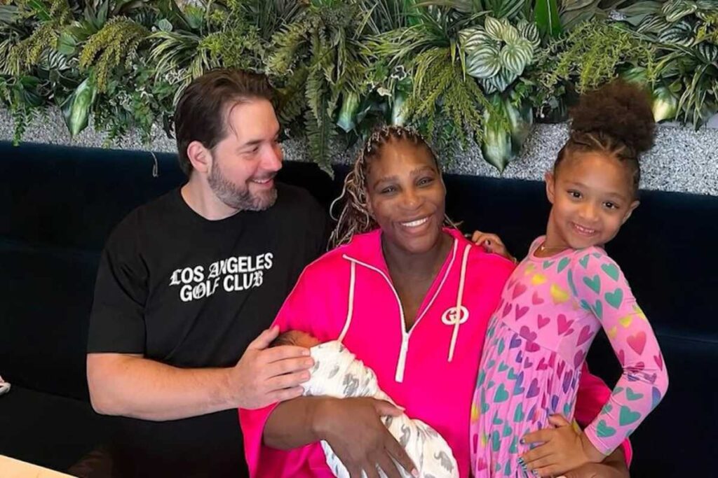 A picture of Serena Williams' family