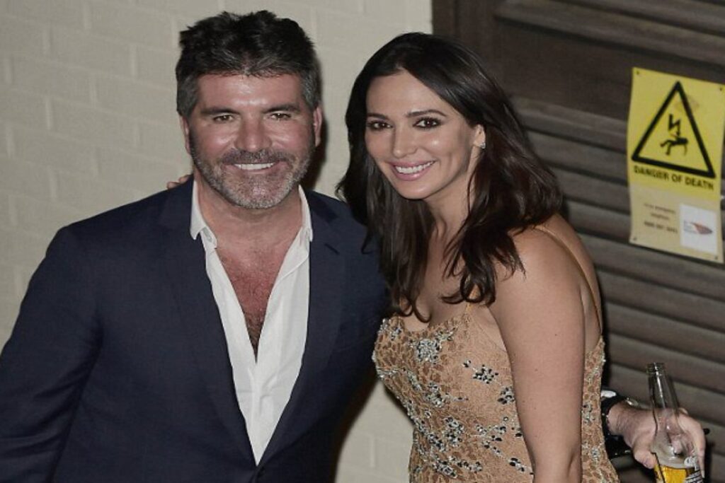 A picture of Simon Cowell and Lauren Silverman