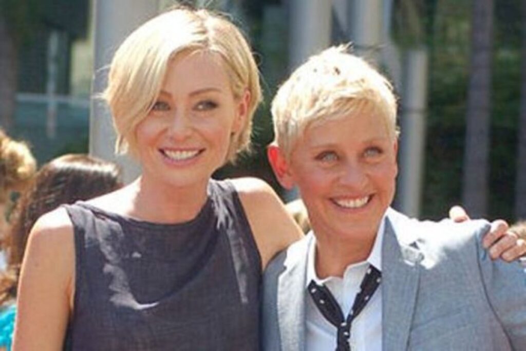 AA picture of Ellen Degeneres and Portia de Rossi