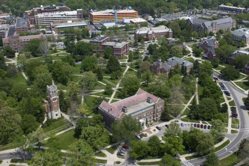 A picture of Michigan State university