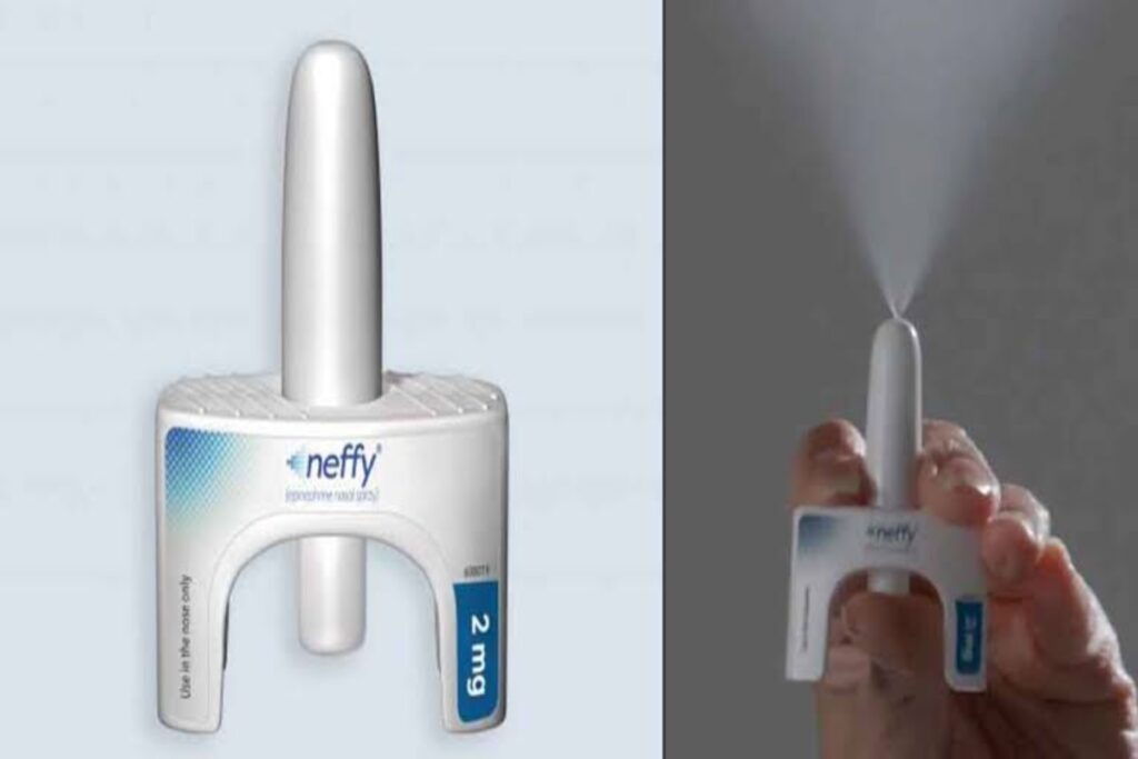 A Picture of neffy, the new epinephrine nasal spray