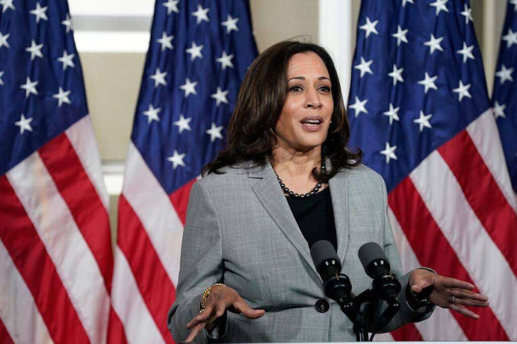 A picture of Kamala Harris