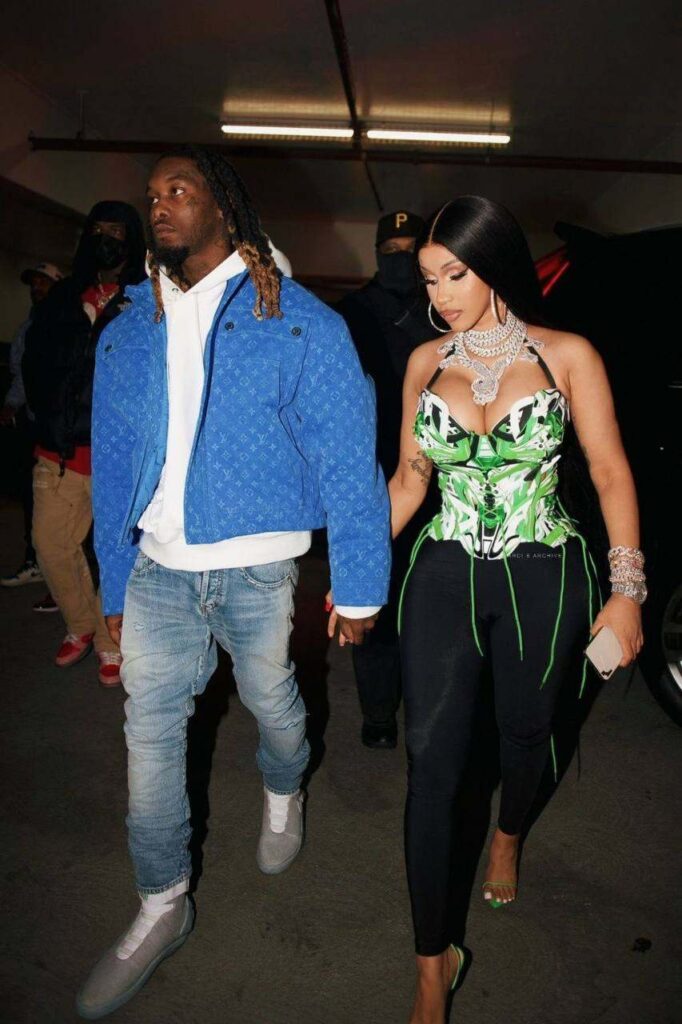 A picture of Cardi B and Offset