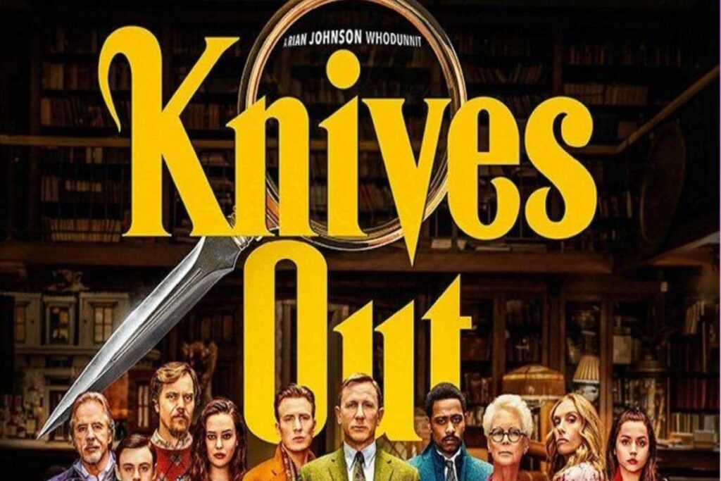 A picture of "Knives Out" poster