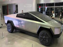 A picture of the Tesla Cybertruck