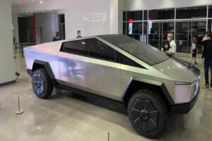 A picture of the Tesla Cybertruck