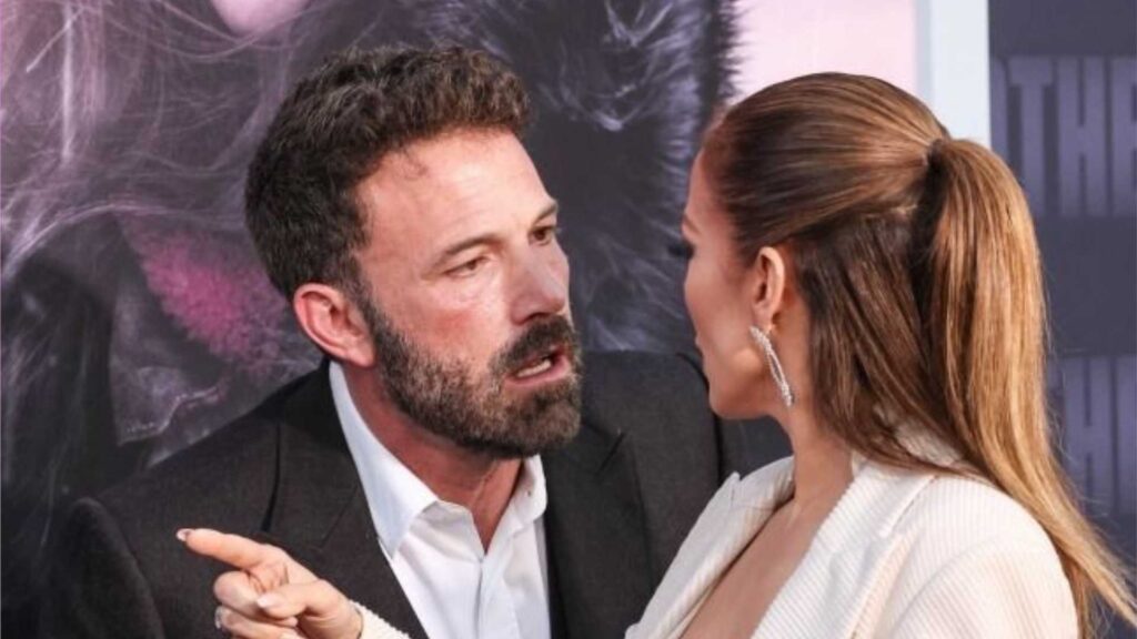 A picture of Jennifer Lopez and Ben Affleck