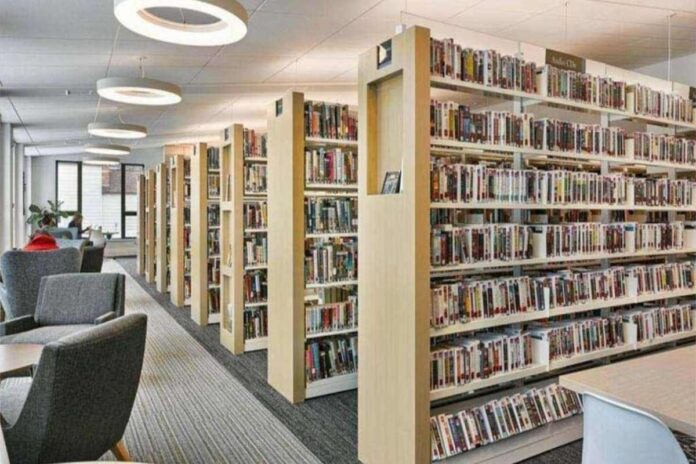 A picture of a library