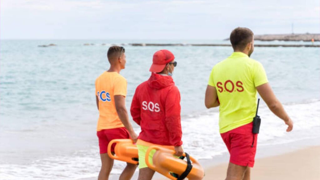 A picture of lifeguards