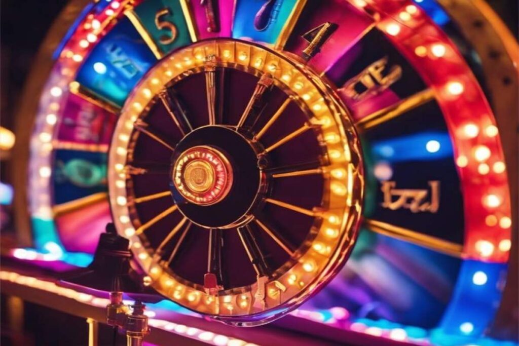 A picture of the wheel of fortune