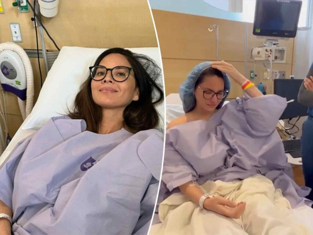 A picture of Olivia Munn's cancer battle