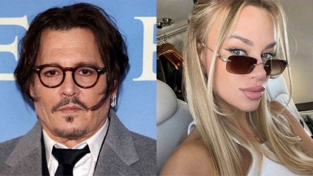 A picture of Johnny Depp and Yulia