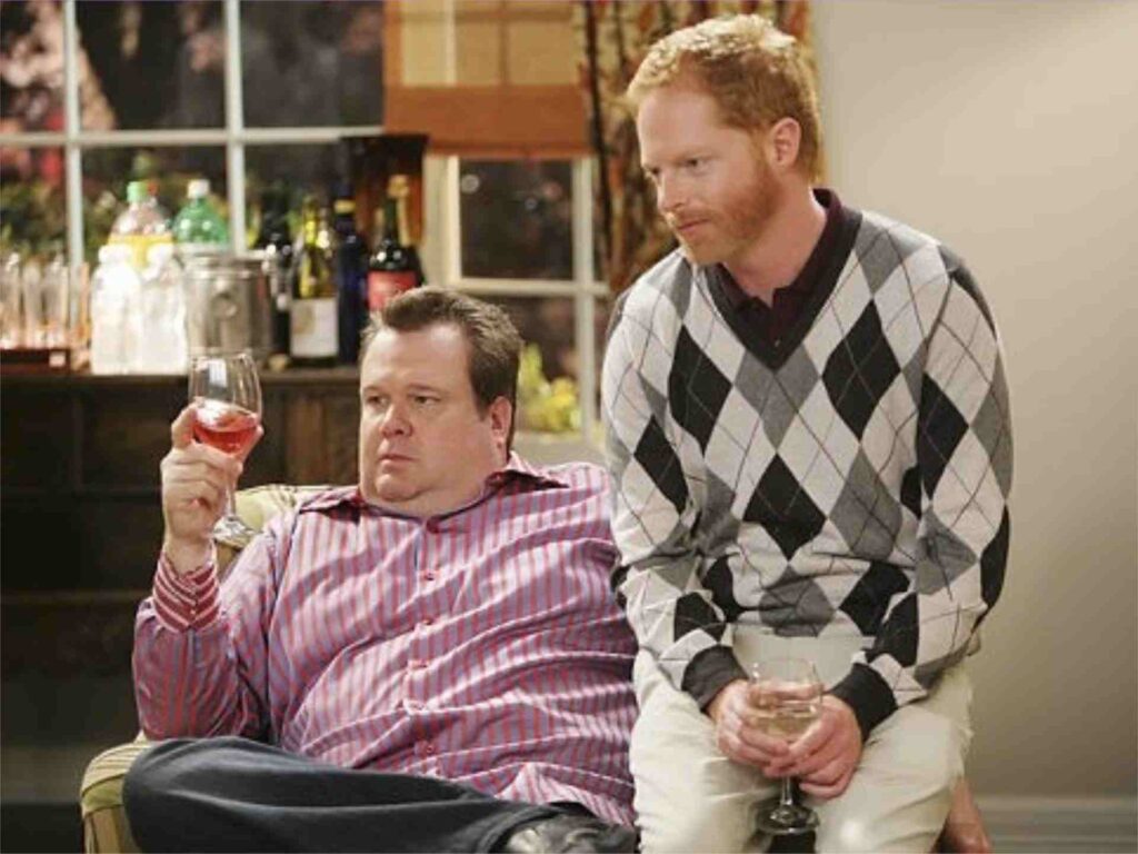 A picture of Cam and Mitch in modern family