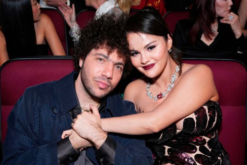 A picture of Benny Blanco and Selena Gomez