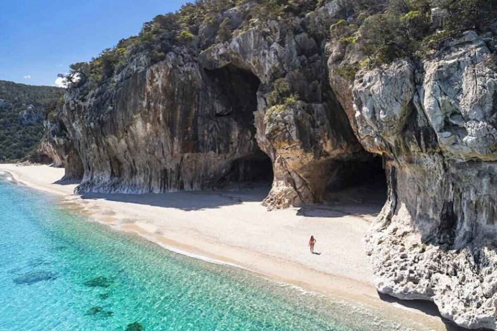 A picture of Cala Luna Beach, Sardinia, Italy.