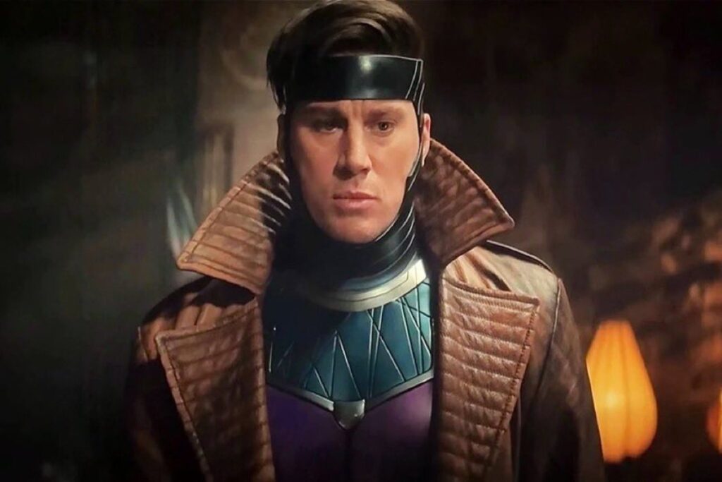 A picture of Channing Tatum in a Gambit costume