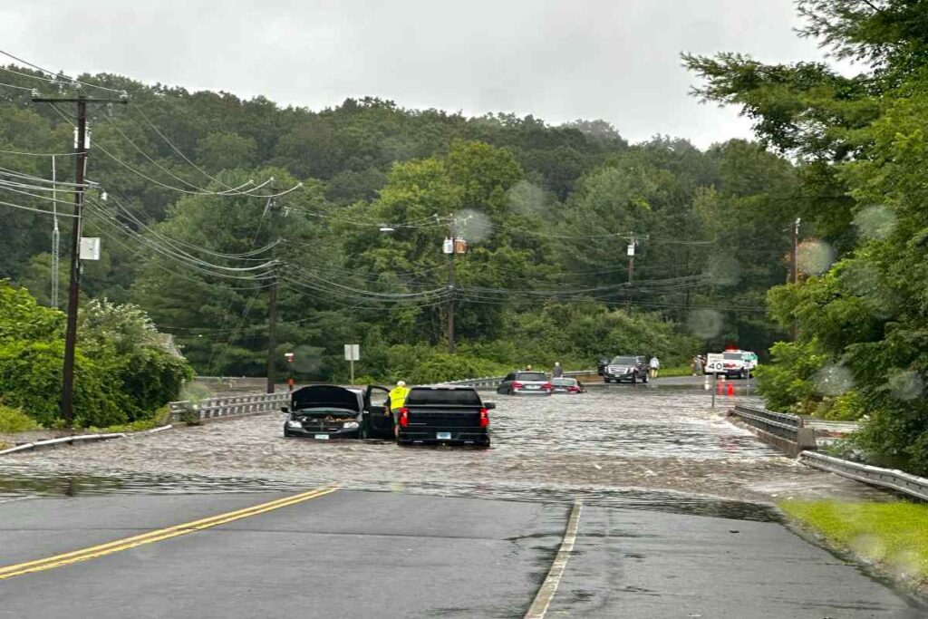 A picture of the Connecticut Flooding