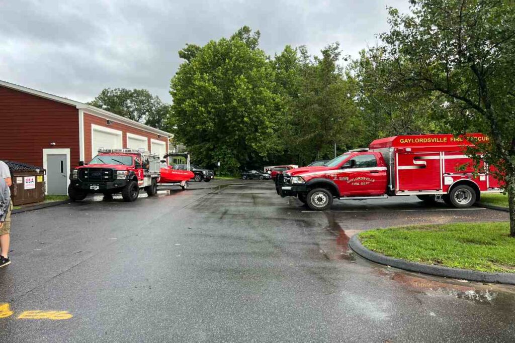 A picture of the Connecticut Flooding