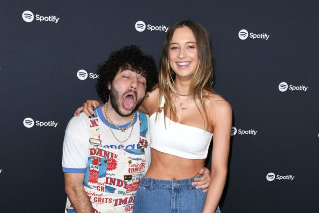 A picture of Elsie Hewitt and Benny Blanco