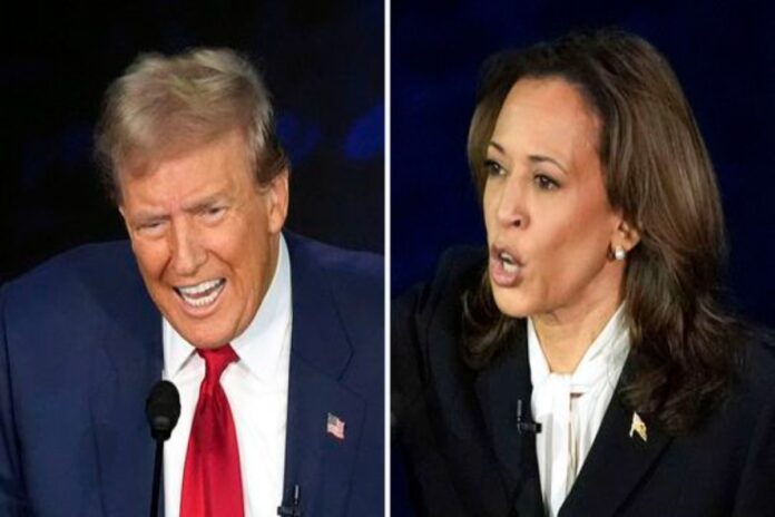 A picture of Harris v Trump