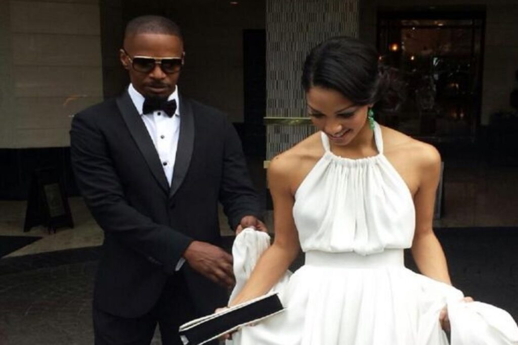 A picture of Jamie Foxx and his daughter Corinne Foxx