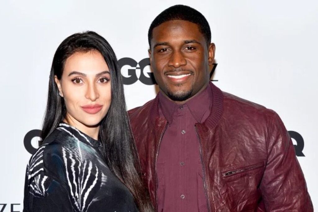 A picture of Reggie Bush and his wife, Lilit Bush