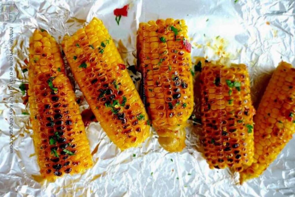 A picture of Spicy Honey Garlic Grilled Corn