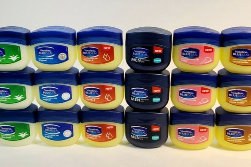 A picture of varieties of Vaseline