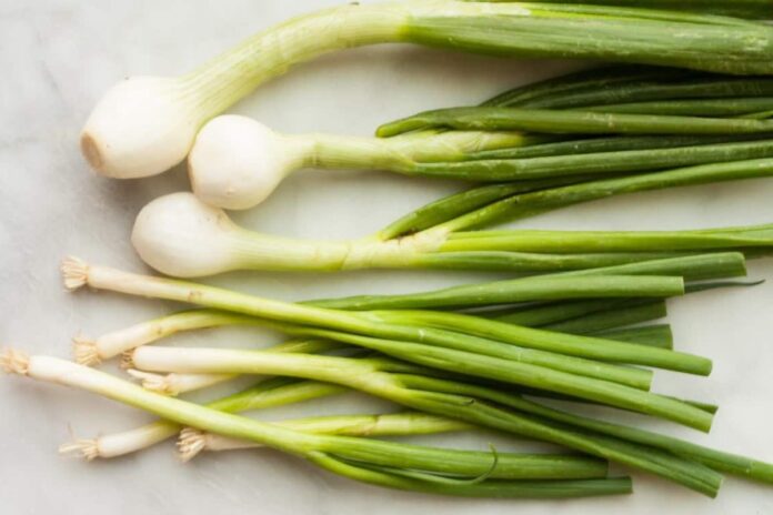 A picture of leeks