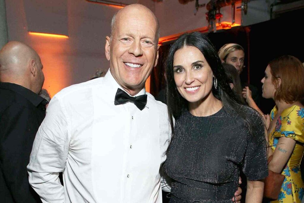 A picture of Bruce Willis and Demi Moore