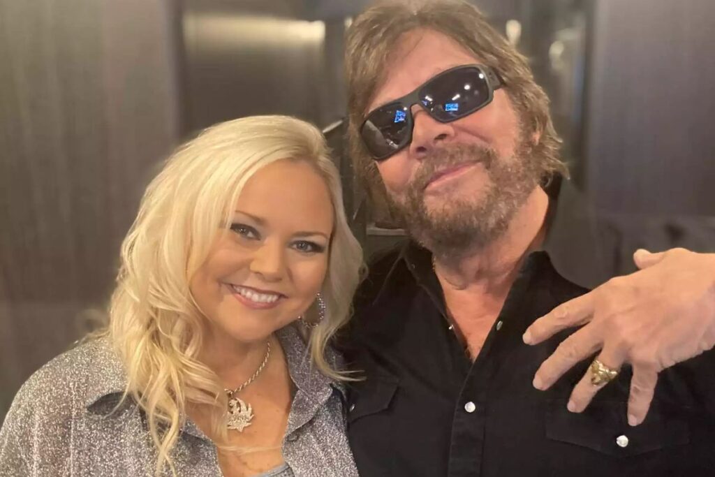 A picture of Hank Williams Jr. and Brandi Williams