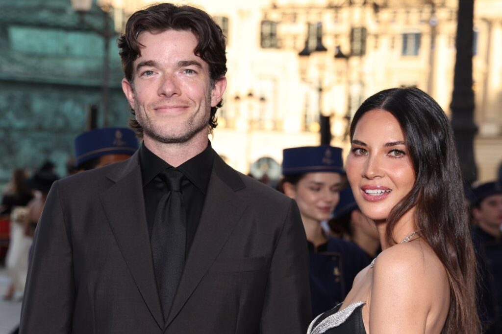 A picture of John Mulaney and Olivia Munn