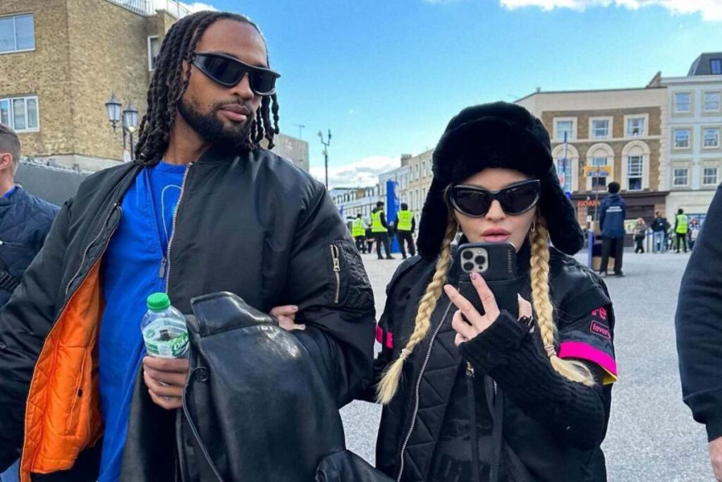 A picture of Madonna and Akeem Morris