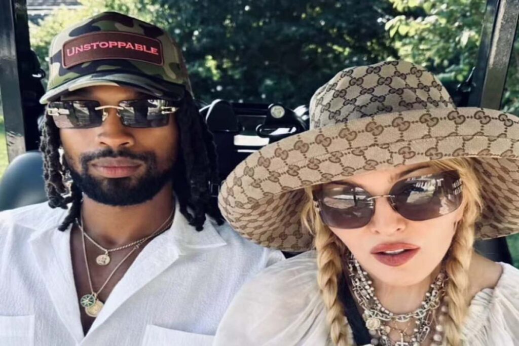 A picture of Madonna and Akeem Morris